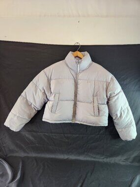 H&M Divided Puffer Jacket Light Grey Men's Small